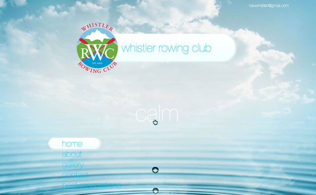 Sea Salt Web Development Whistler Rowing Club Website
