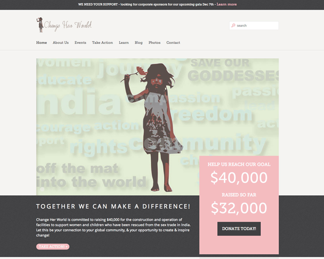 Sea Salt Web Change Her World Website Home