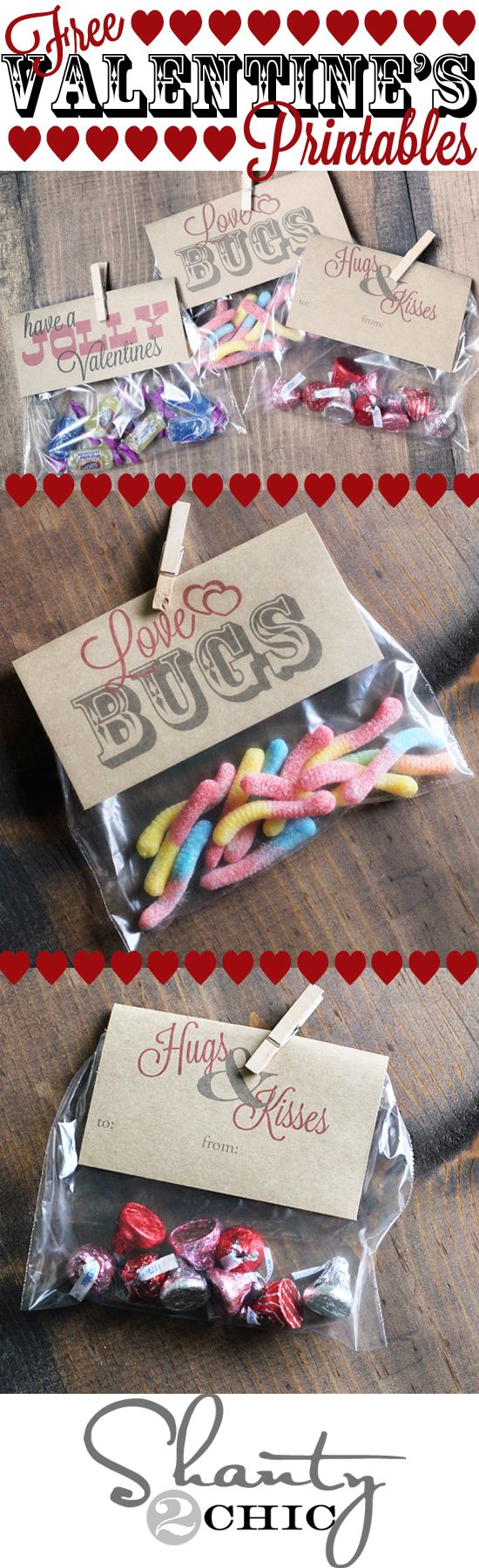 Valentines day ove bug free printables Sea Salt Web