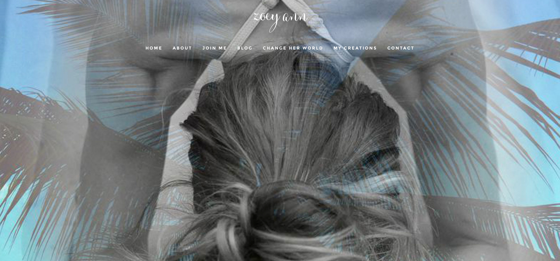 Website design by Sea Salt Web Whistler for Zoey Ann yoga