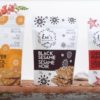 Sea Salt logo design branding Sydney food packaging for Eves Crackers northern Beaches