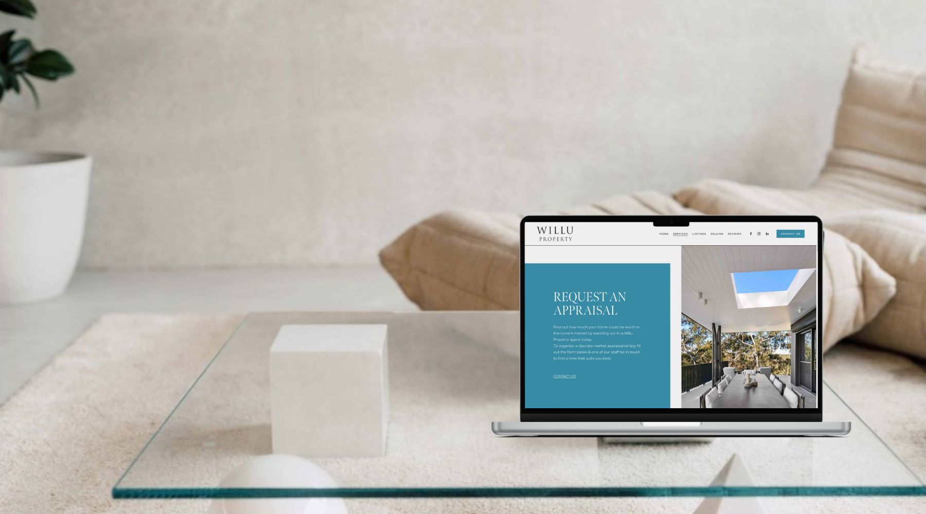 Sea Salt Web design & Development Sydney Willu Property Luxury Real estate