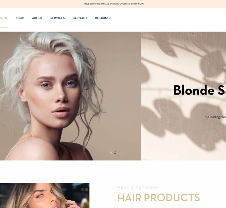 Sea Salt Web Design Agency Sydney marketing logo website design Honey Hive Hair salons rebrand