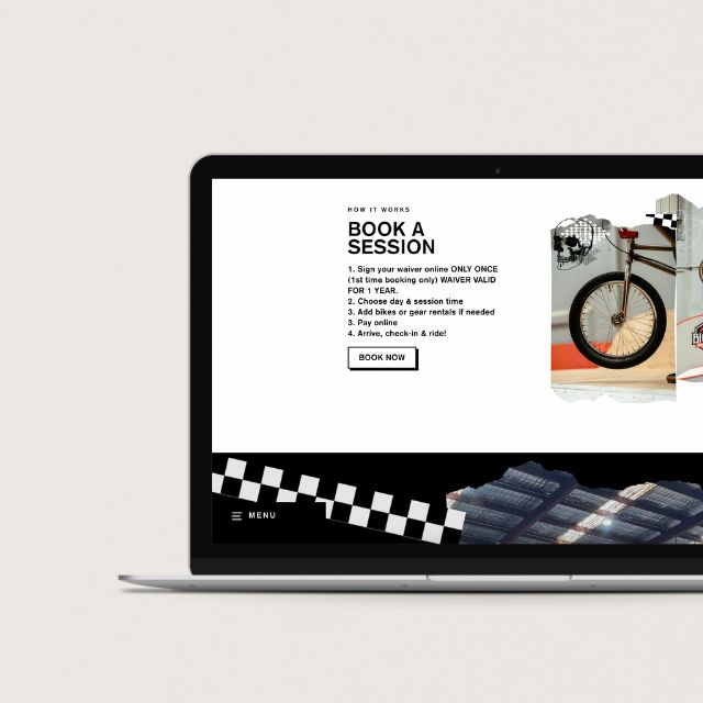 Sea Salt Web design Sydney Big Air Indoor Bike Park website SEO